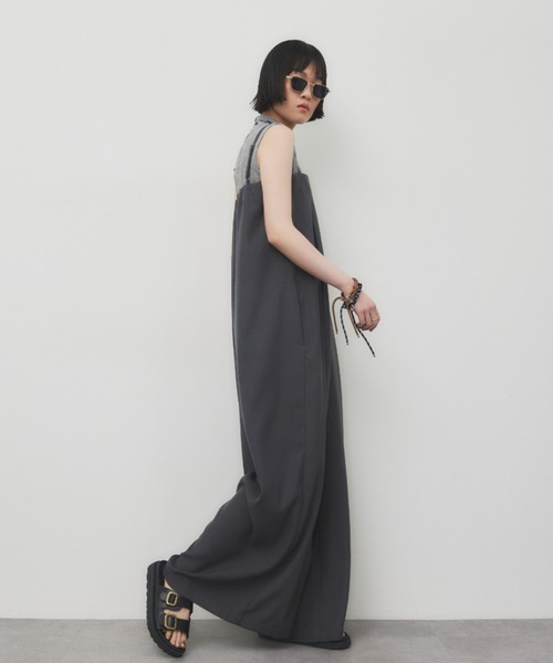 【美品】OUTERSUNSET キャミソールオールインワン ブラック lux-japan 메루카리 - 【美品】OUTERSUNSET キャミソール