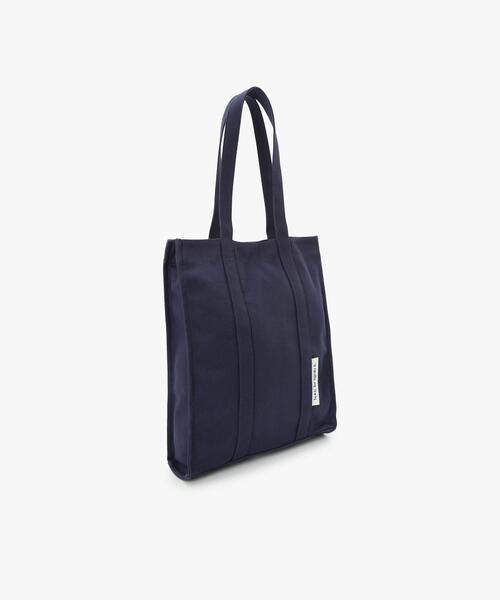 To b. by agnes b.（トゥービーバイアニエスベー）の「コットン キャンバス トートバッグ（トートバッグ・レディース・ネイビー・FREE）」の2枚目の写真