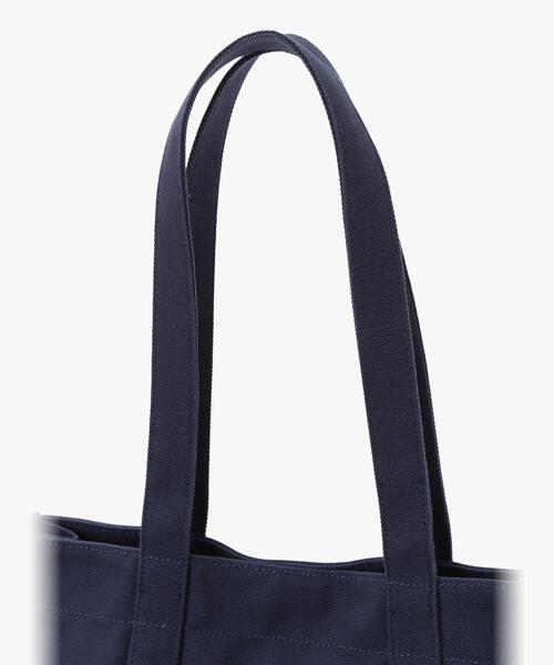 To b. by agnes b.（トゥービーバイアニエスベー）の「コットン キャンバス トートバッグ（トートバッグ・レディース・ネイビー・FREE）」の5枚目の写真