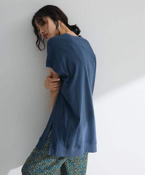 Green　Parks（グリーンパークス）の「今年っぽフレンチスリーブカットチュニック（チュニック・レディース・ブラック/オフホワイト/グリーン/レッド/ネイビー・FREE）」の11枚目の写真