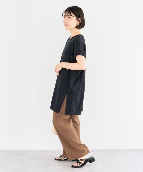 メゾンドリーファ　シルクブラウス　チュニック　定価19000円　グリーン Maison de Reefur - メゾンドリーファ シルクブラウス