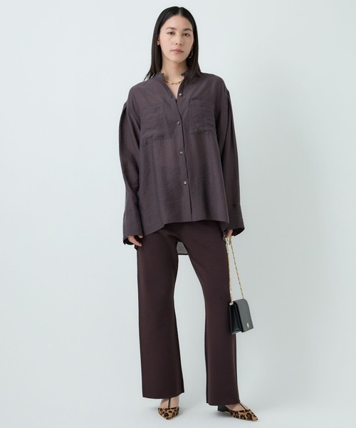 今期　Chaos(カオス)/フェインシルクシャツ セール】Chaos(カオス)/フェインシルクシャツ（シャツ/ブラウス