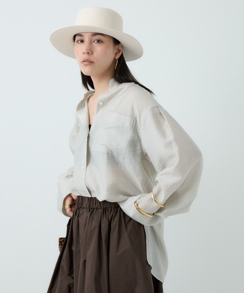 Chaos(カオス)/フェインシルクシャツ（シャツ/ブラウス）｜Chaos