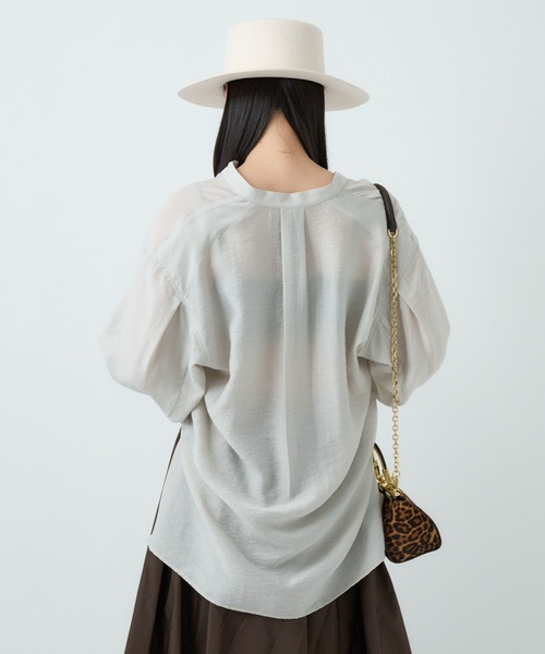 Chaos フェインシルクシャツ2025Autumn Collection Chaos(カオス)のフェインシルクシャツ通販 | 集英社HAPPY PLUS STORE