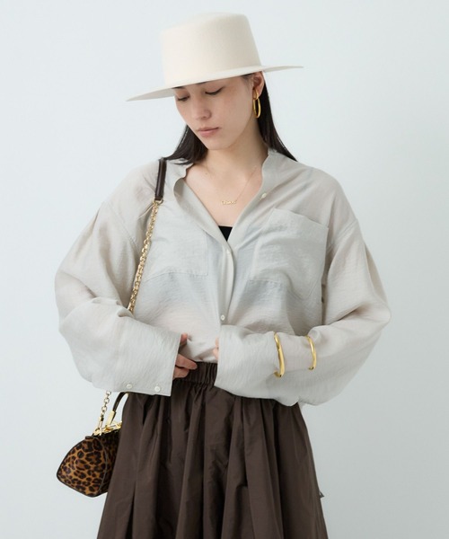 今期　Chaos(カオス)/フェインシルクシャツ Chaos(カオス)/フェインシルクシャツ（シャツ/ブラウス）｜Chaos