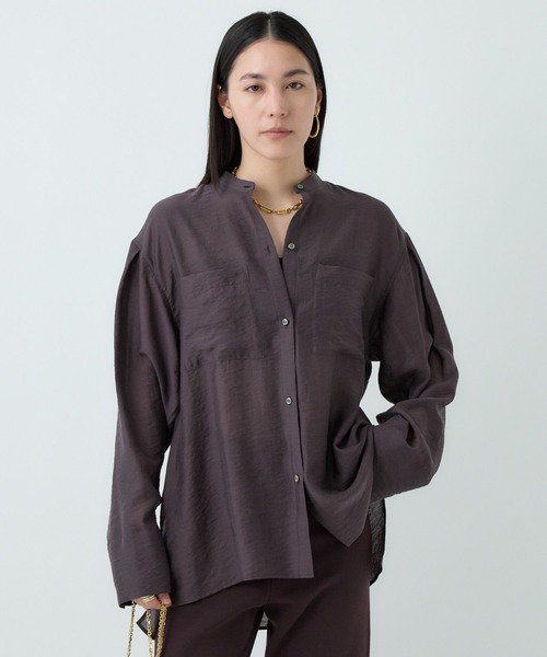 Chaos フェインシルクシャツ2025Autumn Collection Chaos(カオス)/フェインシルクシャツ（シャツ/ブラウス）｜Chaos