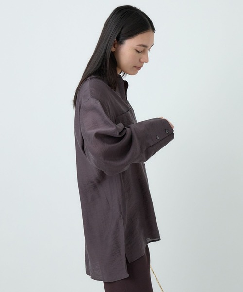 Chaos フェインシルクシャツ2025Autumn Collection Chaos(カオス)のフェインシルクシャツ通販 | 集英社HAPPY PLUS STORE