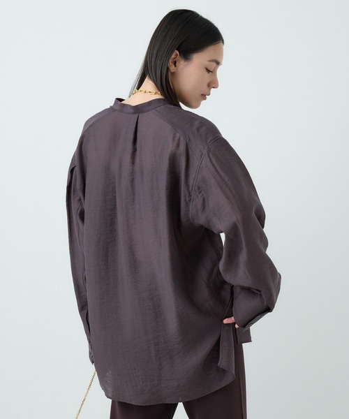 今期　Chaos(カオス)/フェインシルクシャツ セール】Chaos(カオス)/フェインシルクシャツ（シャツ/ブラウス