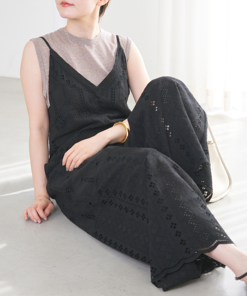 IENA（イエナ）の「《WEB限定/追加6》レースオールインワン（ワンピース・レディース・ブラック・38/36）」の19枚目の写真