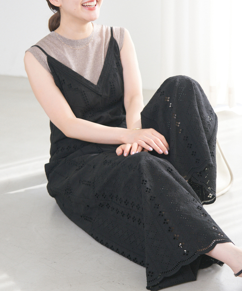 IENA（イエナ）の「《WEB限定/追加6》レースオールインワン（ワンピース・レディース・ブラック・38/36）」の20枚目の写真