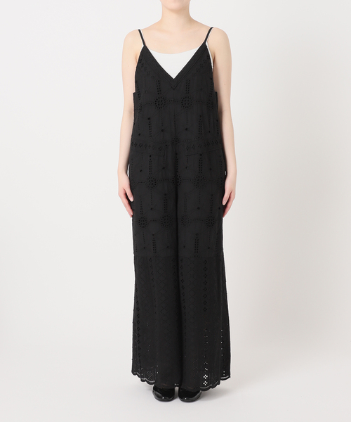 IENA（イエナ）の「《WEB限定/追加6》レースオールインワン（ワンピース・レディース・ブラック・38/36）」の2枚目の写真