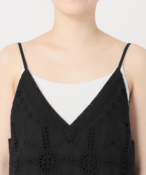 IENA（イエナ）の「《WEB限定/追加6》レースオールインワン（ワンピース・レディース・ブラック・38/36）」の6枚目の写真