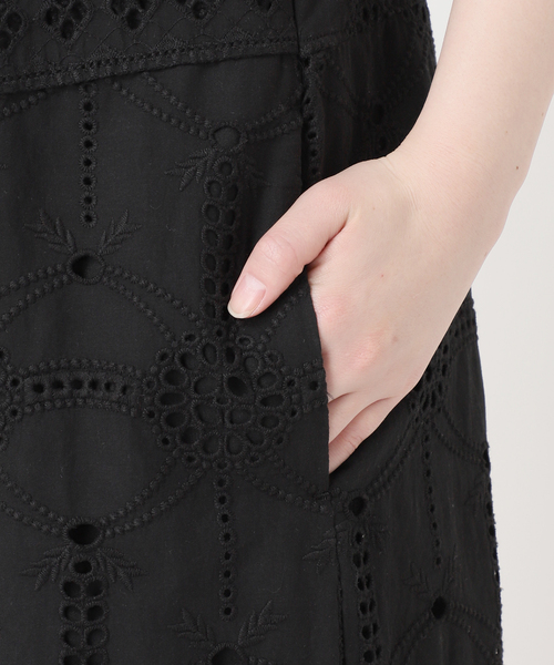 IENA（イエナ）の「《WEB限定/追加6》レースオールインワン（ワンピース・レディース・ブラック・38/36）」の8枚目の写真