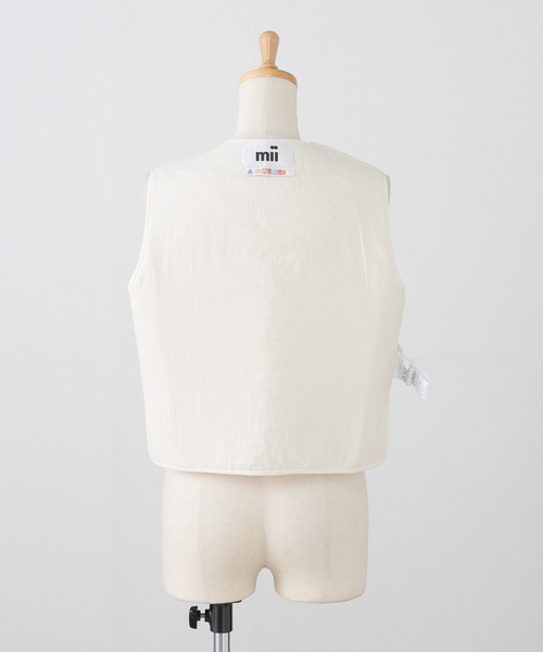 mii(ミー)の「【Mii / ミイ】HAND EMBROIDERED QUILTED JK(その他アウター・レディース・アイボリー・MEDIUM)」の6枚目の写真