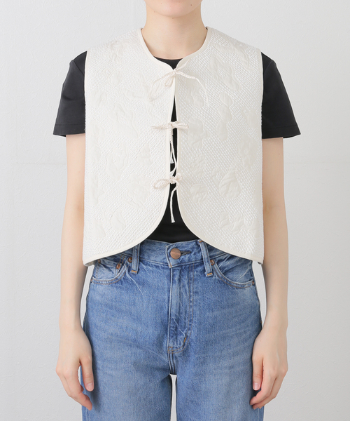 mii(ミー)の「【Mii / ミイ】HAND EMBROIDERED QUILTED JK(その他アウター・レディース・アイボリー・MEDIUM)」の10枚目の写真