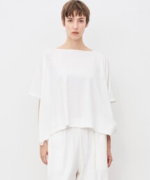tシャツ ギャザーポンチョカットソー レディース ポンチョ Tシャツ/カットソー」に該当するトップスファッション