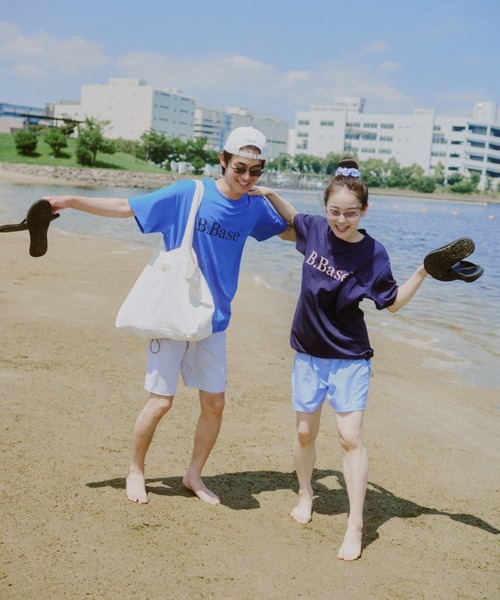 BROKEN BASE（ブロークンベース）の「B.BaseドローコードダンボールTee（Tシャツ/カットソー・メンズ・ホワイト/ブラウン/ネイビー/イエロー/アッシュ/ブルー・SMALL/MEDIUM/LARGE）」の14枚目の写真