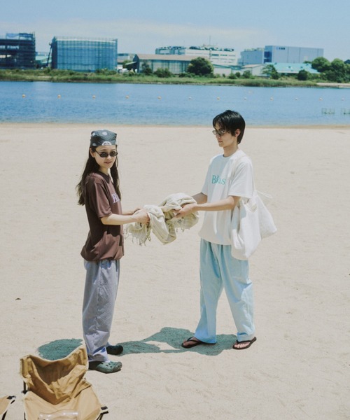 BROKEN BASE（ブロークンベース）の「B.BaseドローコードダンボールTee（Tシャツ/カットソー・メンズ・ホワイト/ブラウン/ネイビー/イエロー/アッシュ/ブルー・SMALL/MEDIUM/LARGE）」の21枚目の写真