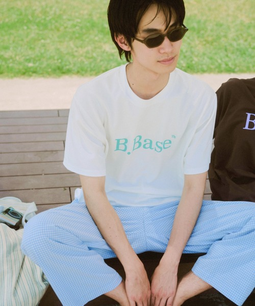 BROKEN BASE（ブロークンベース）の「B.BaseドローコードダンボールTee（Tシャツ/カットソー・メンズ・ホワイト/ブラウン/ネイビー/イエロー/アッシュ/ブルー・SMALL/MEDIUM/LARGE）」の18枚目の写真