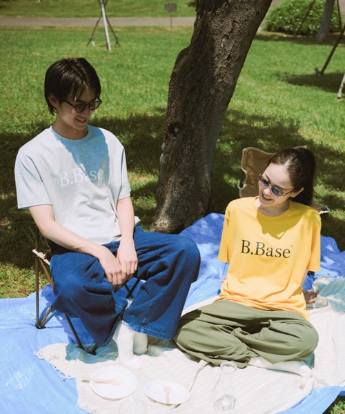 BROKEN BASE（ブロークンベース）の「B.BaseドローコードダンボールTee（Tシャツ/カットソー・メンズ・ホワイト/ブラウン/ネイビー/イエロー/アッシュ/ブルー・SMALL/MEDIUM/LARGE）」の22枚目の写真