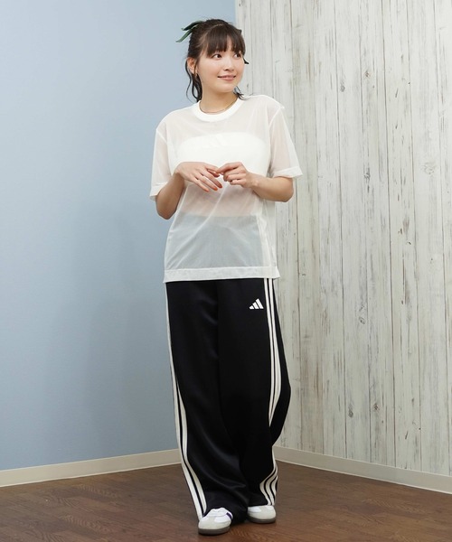 adidas Atlanta トラックパンツ adidas ATLANTA CUTLINE NYLON TRACK PANT BLACK （アディダス