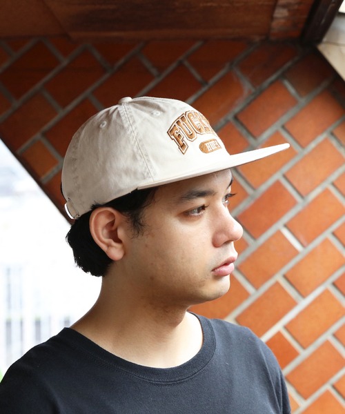 HUF（ハフ）の「HUF FUCK ITキャップ（キャップ・メンズ・ブラック/サンドベージュ/グリーン系その他・FREE）」の13枚目の写真