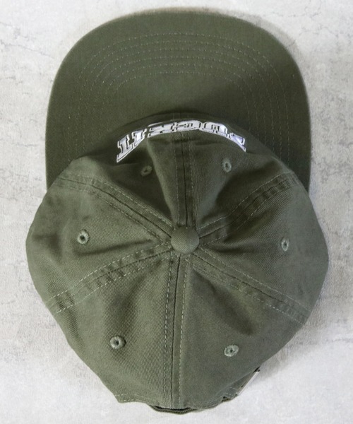 HUF（ハフ）の「HUF FUCK ITキャップ（キャップ・メンズ・ブラック/サンドベージュ/グリーン系その他・FREE）」の6枚目の写真