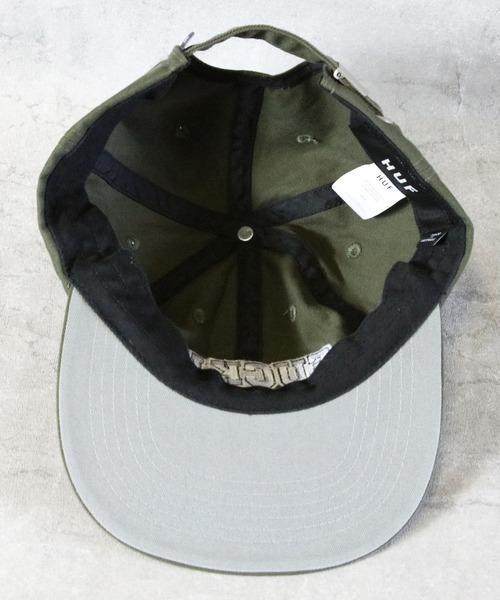 HUF（ハフ）の「HUF FUCK ITキャップ（キャップ・メンズ・ブラック/サンドベージュ/グリーン系その他・FREE）」の5枚目の写真