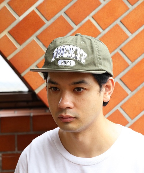 HUF（ハフ）の「HUF FUCK ITキャップ（キャップ・メンズ・ブラック/サンドベージュ/グリーン系その他・FREE）」の12枚目の写真