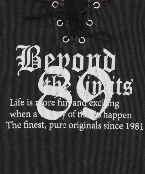 WEGO（ウィゴー）の「WEGO/グラフィックレースアップちびT（Tシャツ/カットソー・レディース・その他1/その他3/その他2/その他4・FREE）」の8枚目の写真