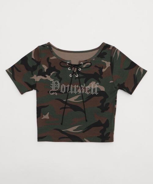 WEGO（ウィゴー）の「WEGO/グラフィックレースアップちびT（Tシャツ/カットソー・レディース・その他1/その他3/その他2/その他4・FREE）」の10枚目の写真