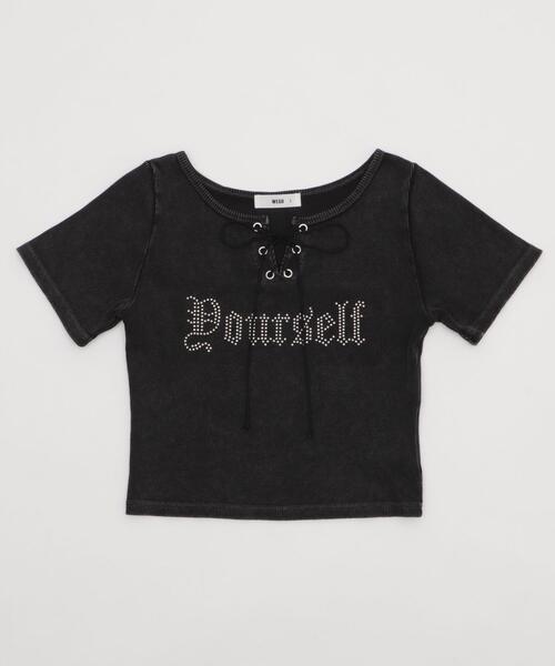 WEGO（ウィゴー）の「WEGO/グラフィックレースアップちびT（Tシャツ/カットソー・レディース・その他1/その他3/その他2/その他4・FREE）」の11枚目の写真