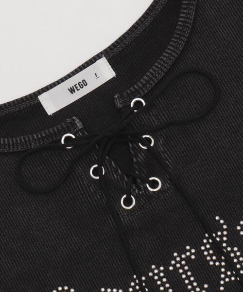 WEGO（ウィゴー）の「WEGO/グラフィックレースアップちびT（Tシャツ/カットソー・レディース・その他1/その他3/その他2/その他4・FREE）」の15枚目の写真