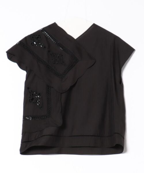 ADORE（アドーア）の「ハンカチーフエンブロイダリーブラウス（シャツ/ブラウス・レディース・ブラック/ホワイト・38）」の18枚目の写真