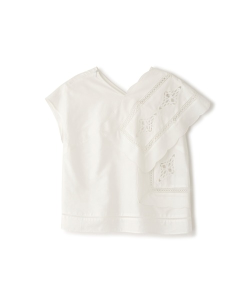 ADORE（アドーア）の「ハンカチーフエンブロイダリーブラウス（シャツ/ブラウス・レディース・ブラック/ホワイト・38）」の13枚目の写真