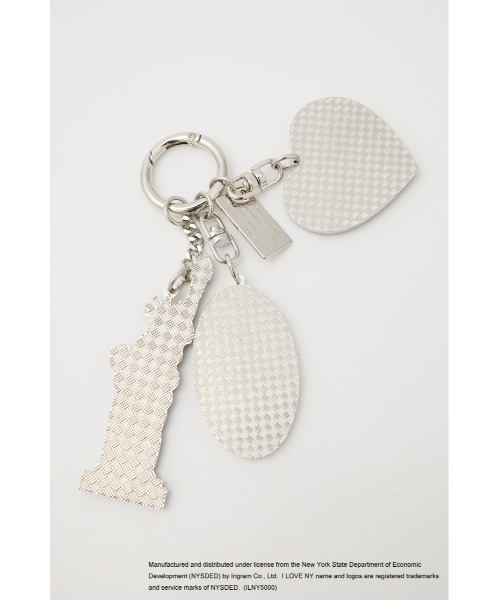 I LOVE NY MULTI CHARM キーチェーン（キーホルダー）｜MOUSSY