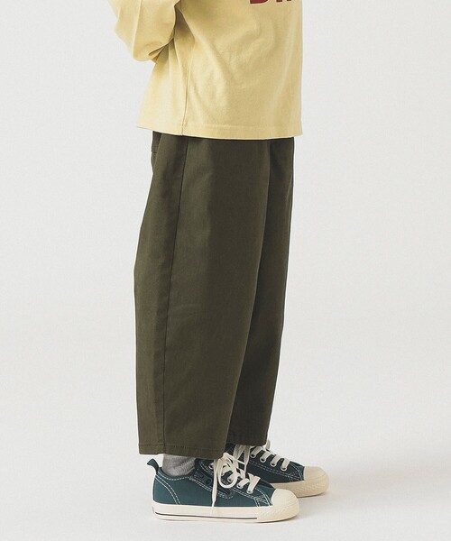 B:MING by BEAMS(ビーミングバイビームス)の「らくらく ストレッチ チノパンツ(100~150cm)(チノパンツ・キッズ・ベージュ/オリーブ/ホワイト系その他5/ブラウン・150/140/120/110/130/100)」の4枚目の写真