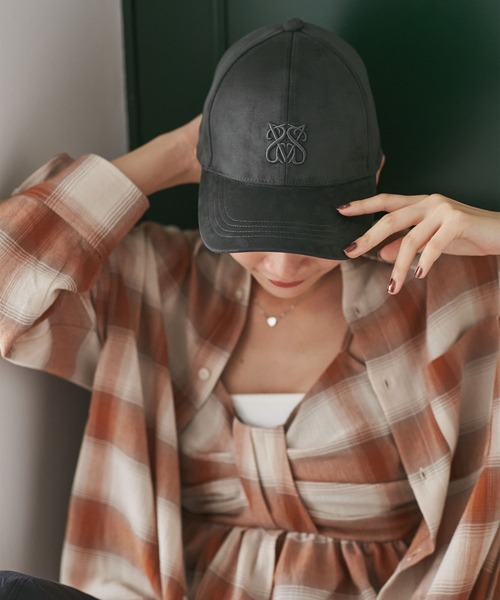 VIS(ビス)の「スエードロゴキャップ/追加(キャップ・レディース・チャコールグレー/ブラウン/ピンク系その他2・FREE)」の11枚目の写真