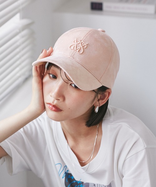 VIS(ビス)の「スエードロゴキャップ/追加(キャップ・レディース・チャコールグレー/ブラウン/ピンク系その他2・FREE)」の10枚目の写真