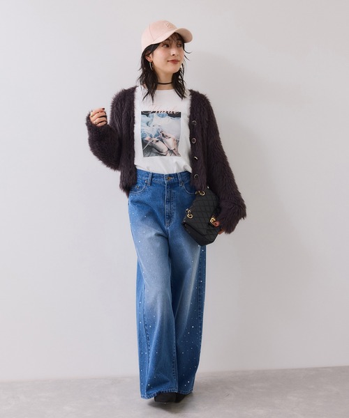 VIS(ビス)の「スエードロゴキャップ/追加(キャップ・レディース・チャコールグレー/ブラウン/ピンク系その他2・FREE)」の7枚目の写真