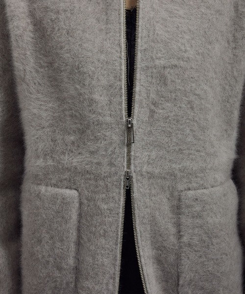SALON adam et rope'（サロン アダム エ ロペ）の「フォックスカシミヤ混ジップブルゾン（ブルゾン・レディース・グレー/ベージュ系その他・FREE）」の21枚目の写真