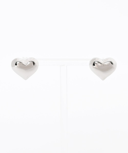 Narcissus(ナルシス)の「ハートモチーフピアス(ピアス(両耳用)・レディース・シルバー/ゴールド・FREE)」の5枚目の写真