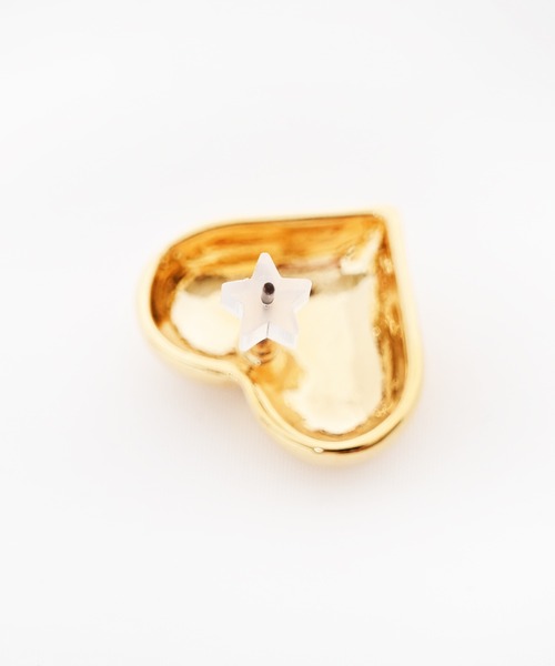 Narcissus(ナルシス)の「ハートモチーフピアス(ピアス(両耳用)・レディース・シルバー/ゴールド・FREE)」の8枚目の写真