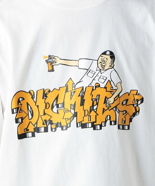 Dickies(ディッキーズ)の「Dickies/ディッキーズ DickiesxESOW 半袖Tシャツ(spray)(Tシャツ/カットソー・メンズ・ホワイト/ブラック/ブラウン・X-LARGE/LARGE/MEDIUM)」の11枚目の写真