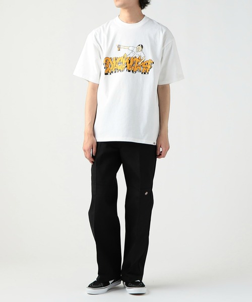 Dickies(ディッキーズ)の「Dickies/ディッキーズ DickiesxESOW 半袖Tシャツ(spray)(Tシャツ/カットソー・メンズ・ホワイト/ブラック/ブラウン・X-LARGE/LARGE/MEDIUM)」の13枚目の写真