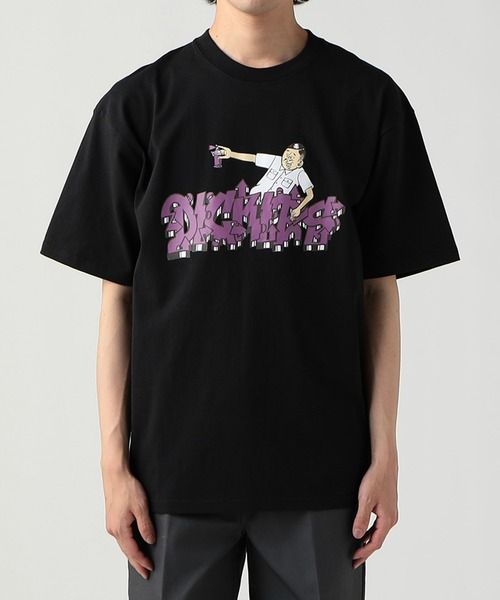 Dickies(ディッキーズ)の「Dickies/ディッキーズ DickiesxESOW 半袖Tシャツ(spray)(Tシャツ/カットソー・メンズ・ホワイト/ブラック/ブラウン・X-LARGE/LARGE/MEDIUM)」の15枚目の写真