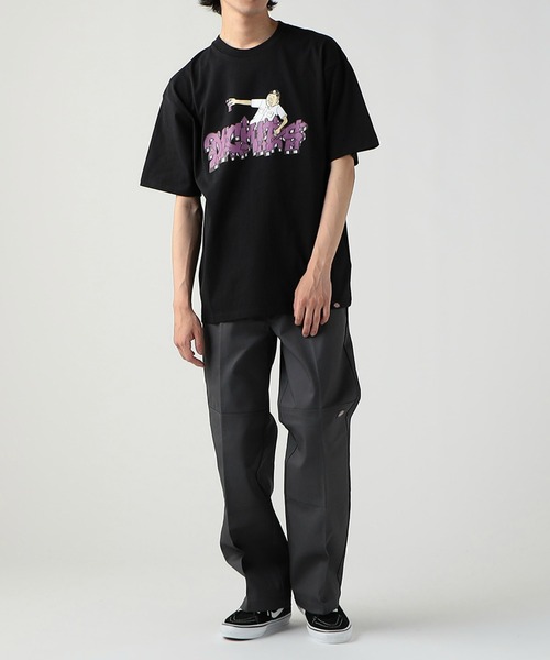 Dickies(ディッキーズ)の「Dickies/ディッキーズ DickiesxESOW 半袖Tシャツ(spray)(Tシャツ/カットソー・メンズ・ホワイト/ブラック/ブラウン・X-LARGE/LARGE/MEDIUM)」の20枚目の写真