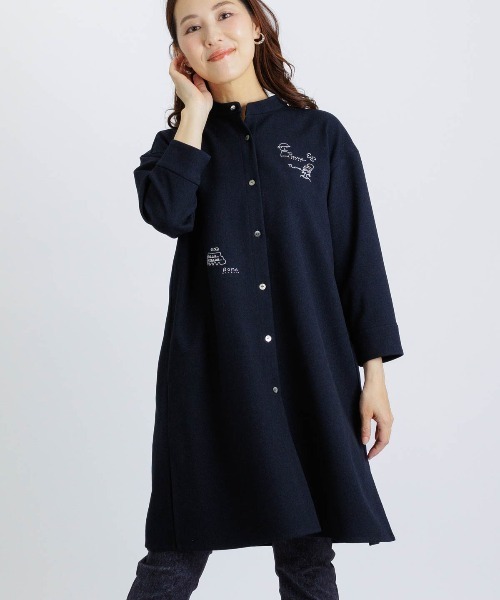 STUDIO PICONE(スタジオピッコーネ)の「ツムギートロングブラウス(シャツ/ブラウス・レディース・ライトグリーン/ライトオレンジ系/ネイビー/ベージュ・M/L/LL)」の22枚目の写真