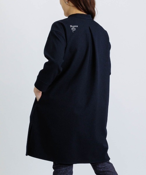 STUDIO PICONE(スタジオピッコーネ)の「ツムギートロングブラウス(シャツ/ブラウス・レディース・ライトグリーン/ライトオレンジ系/ネイビー/ベージュ・M/L/LL)」の14枚目の写真