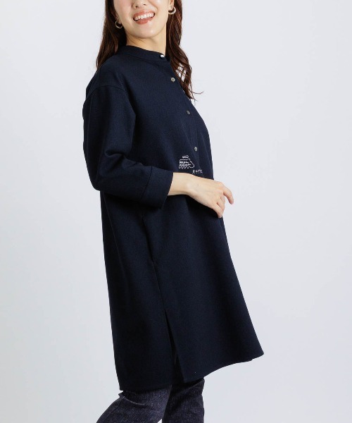 STUDIO PICONE(スタジオピッコーネ)の「ツムギートロングブラウス(シャツ/ブラウス・レディース・ライトグリーン/ライトオレンジ系/ネイビー/ベージュ・M/L/LL)」の16枚目の写真